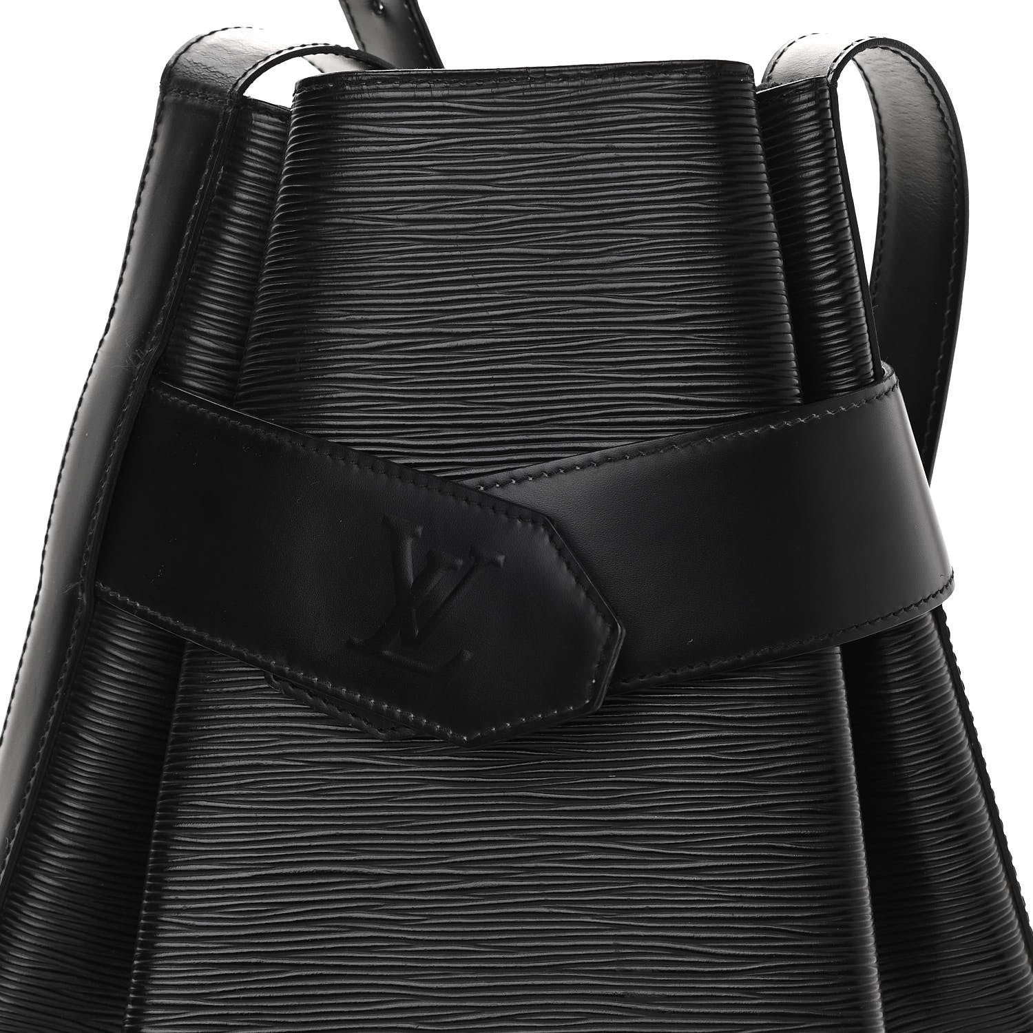 Louis Vuitton Epi Sac D'Epaule GM Black 7 of 18
