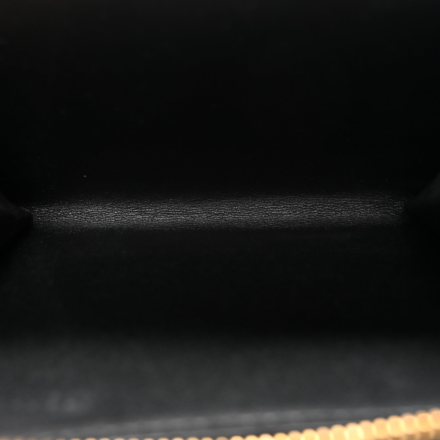 Christian Dior Grained Calfskin Supple Cannage Caro Scarlet Zipped Wallet Black 6 of 8