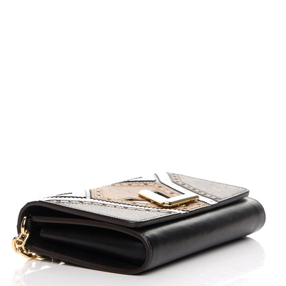 Louis Vuitton Veau Satin Monogram Twist Chain Wallet 4 of 8