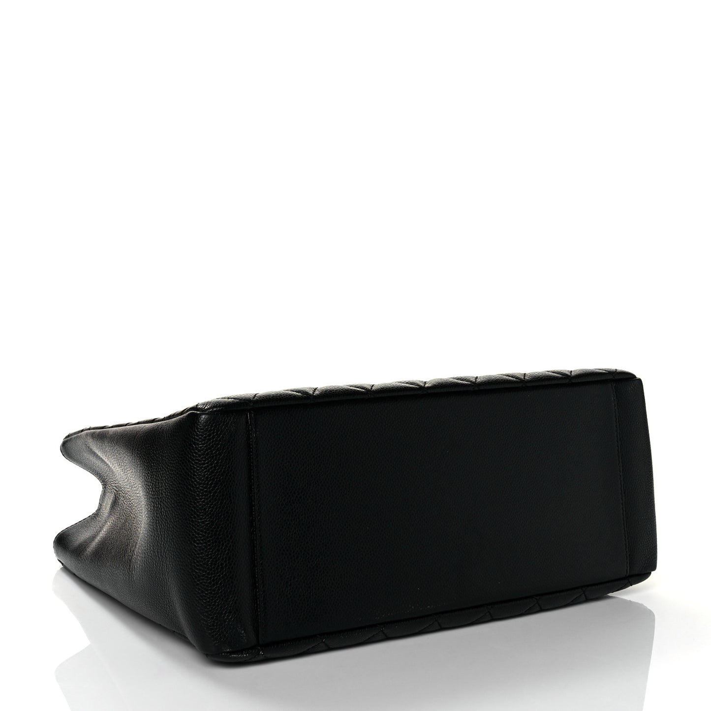 Caviar Quilted Grand Shopping Tote GST Black