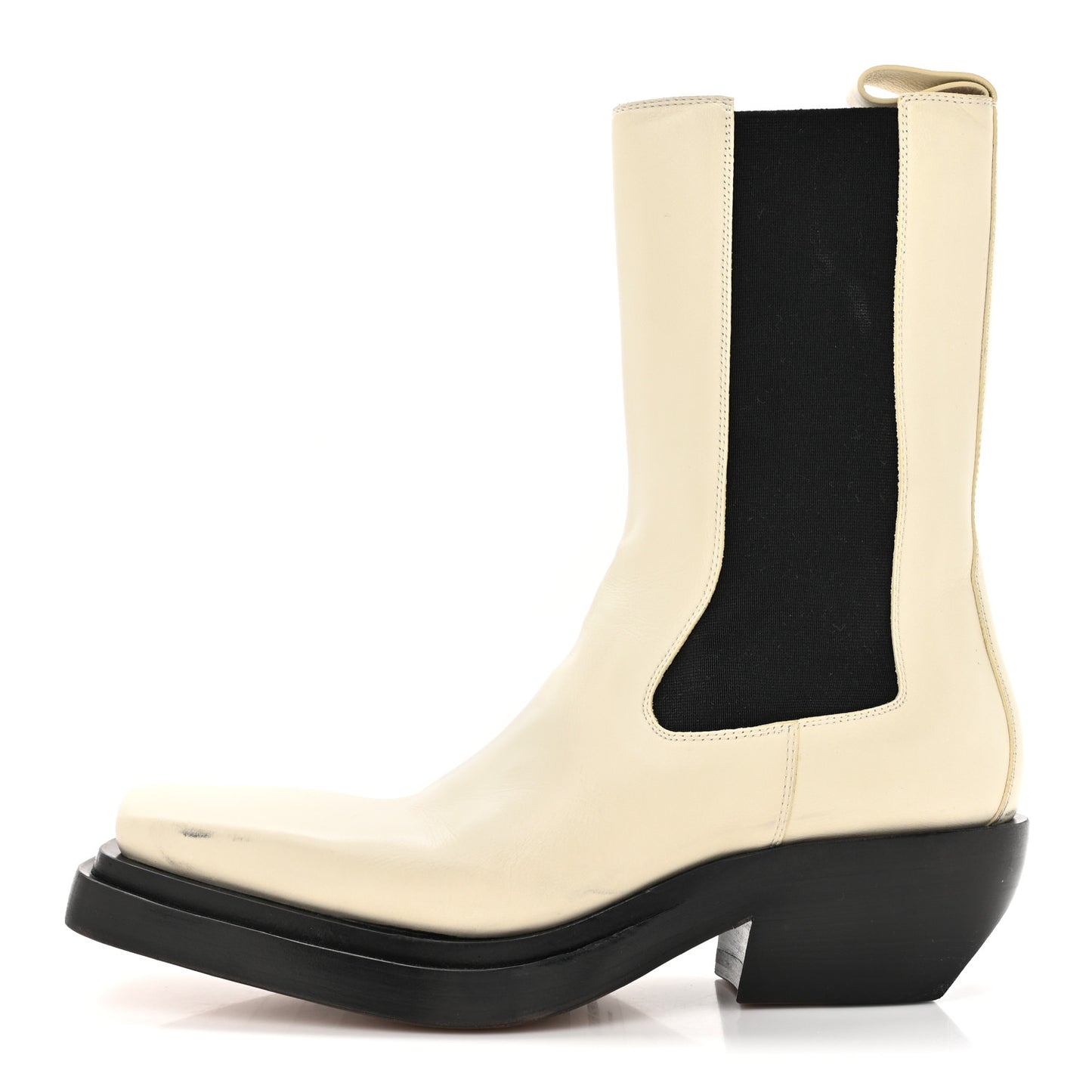 Calfskin Lean Mid-Calf Boots 41 Wax