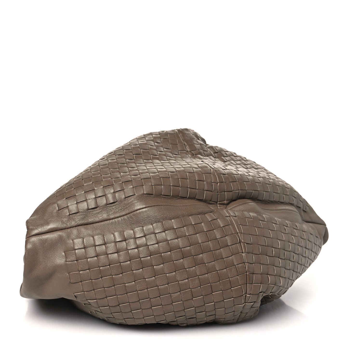 Intrecciato Nappa Aquilone Fortune Cookie Hobo Taupe