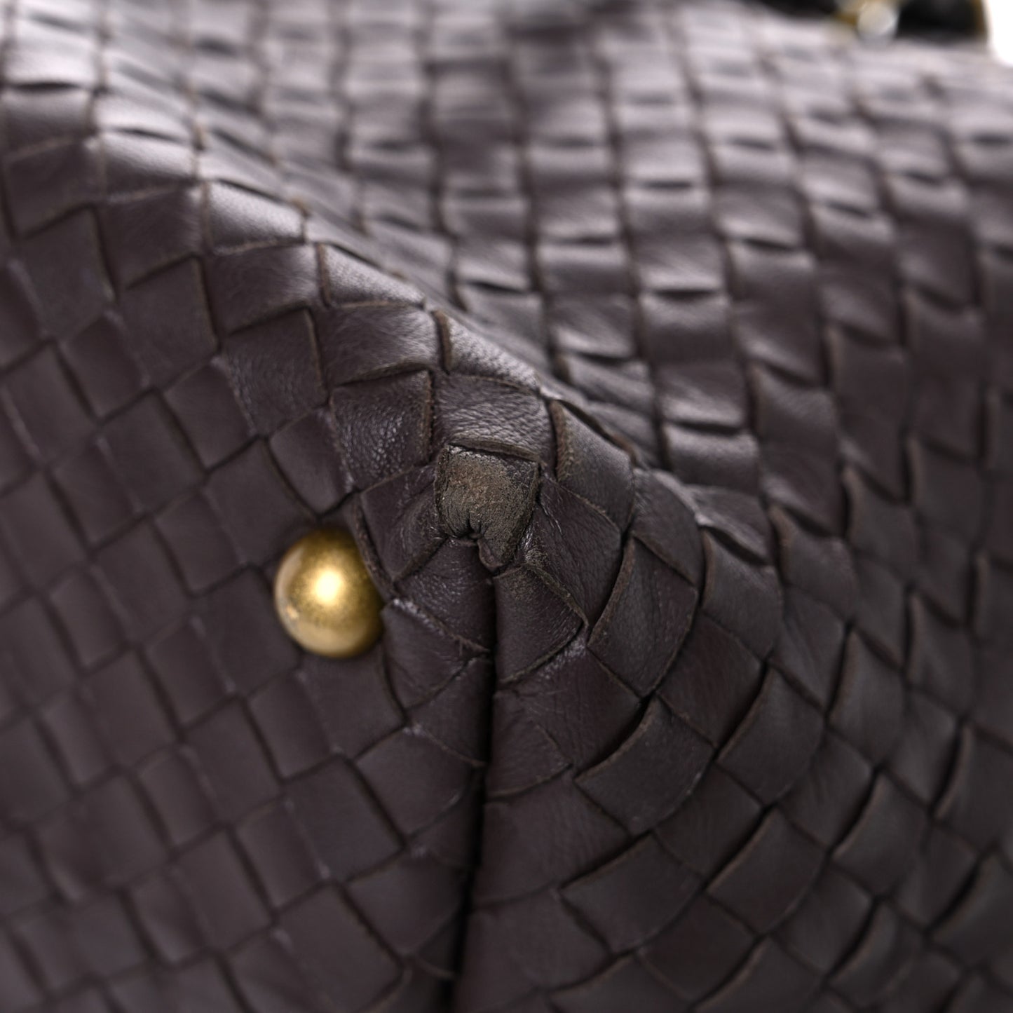 Nappa Intrecciato Montaigne Bag Ebano