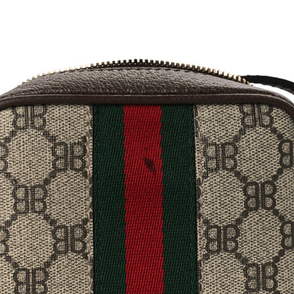 Gucci X BALENCIAGA Supreme Monogram Web Mini Ophidia Messenger Beige Ebony 10 of 10