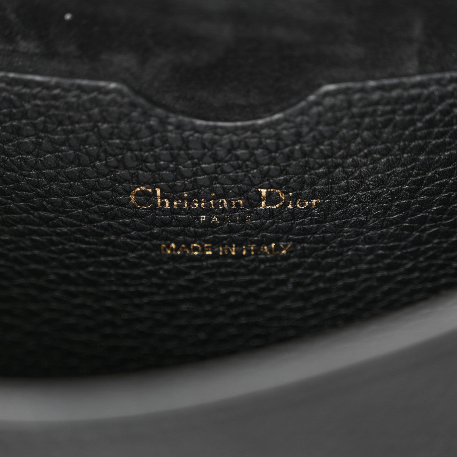 Christian Dior Grained Calfskin Large Bobby Flap Black 6 of 15