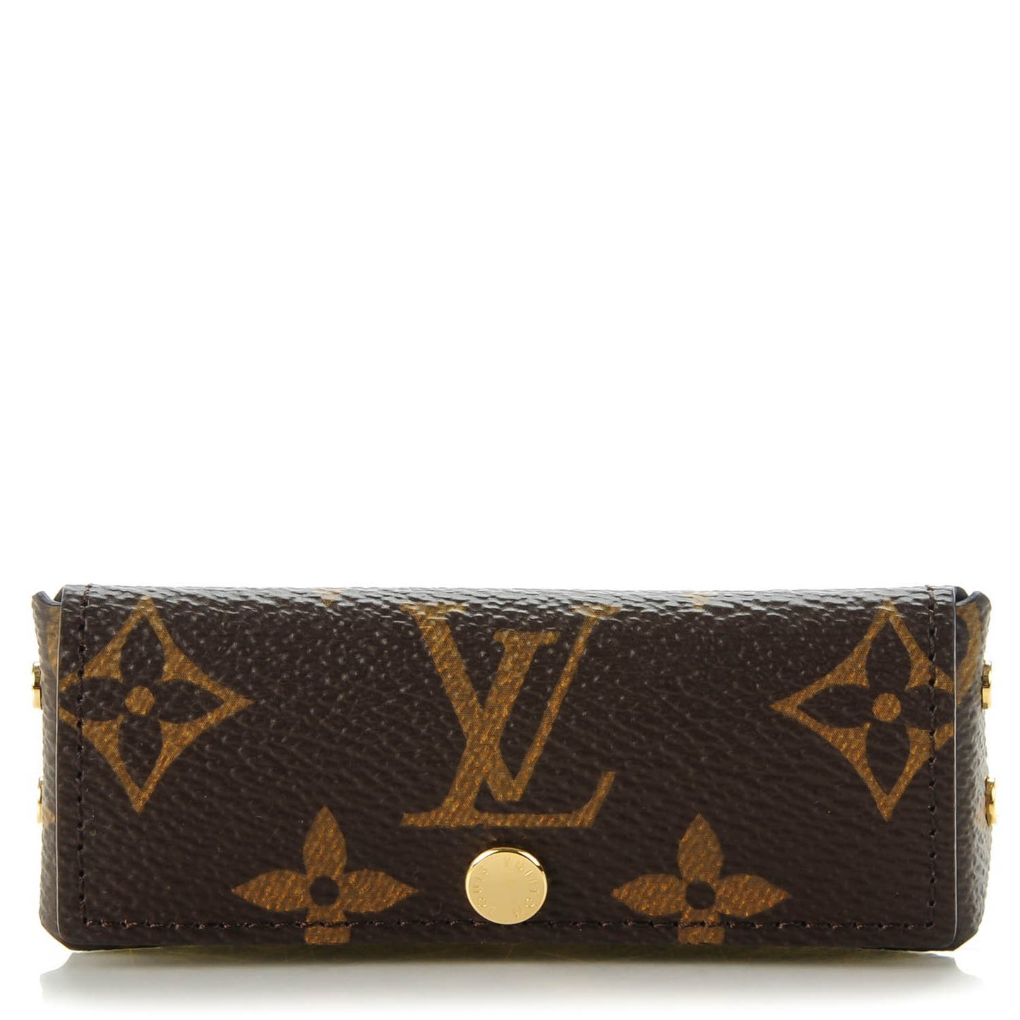 Monogram Lipstick Case Fuchsia