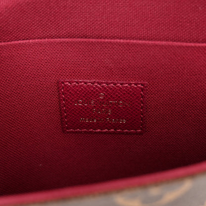 Louis Vuitton Monogram Pochette Felicie Chain Wallet Fuchsia 7 of 15