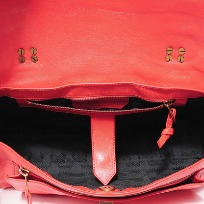Proenza Schouler Lambskin Medium PS1 Satchel Deep Coral 9 of 12