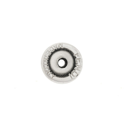 Fendi Metal Signature Earrings Silver 4 of 6