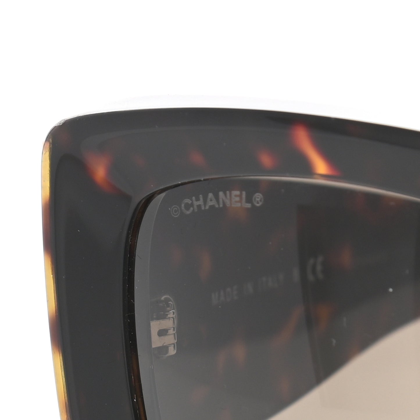 Acetate Rectangle Sunglasses 5435 Tortoise