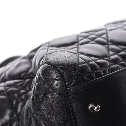 Christian Dior Lambskin Cannage Large Dior Soft Shopping Tote Black 13 of 15