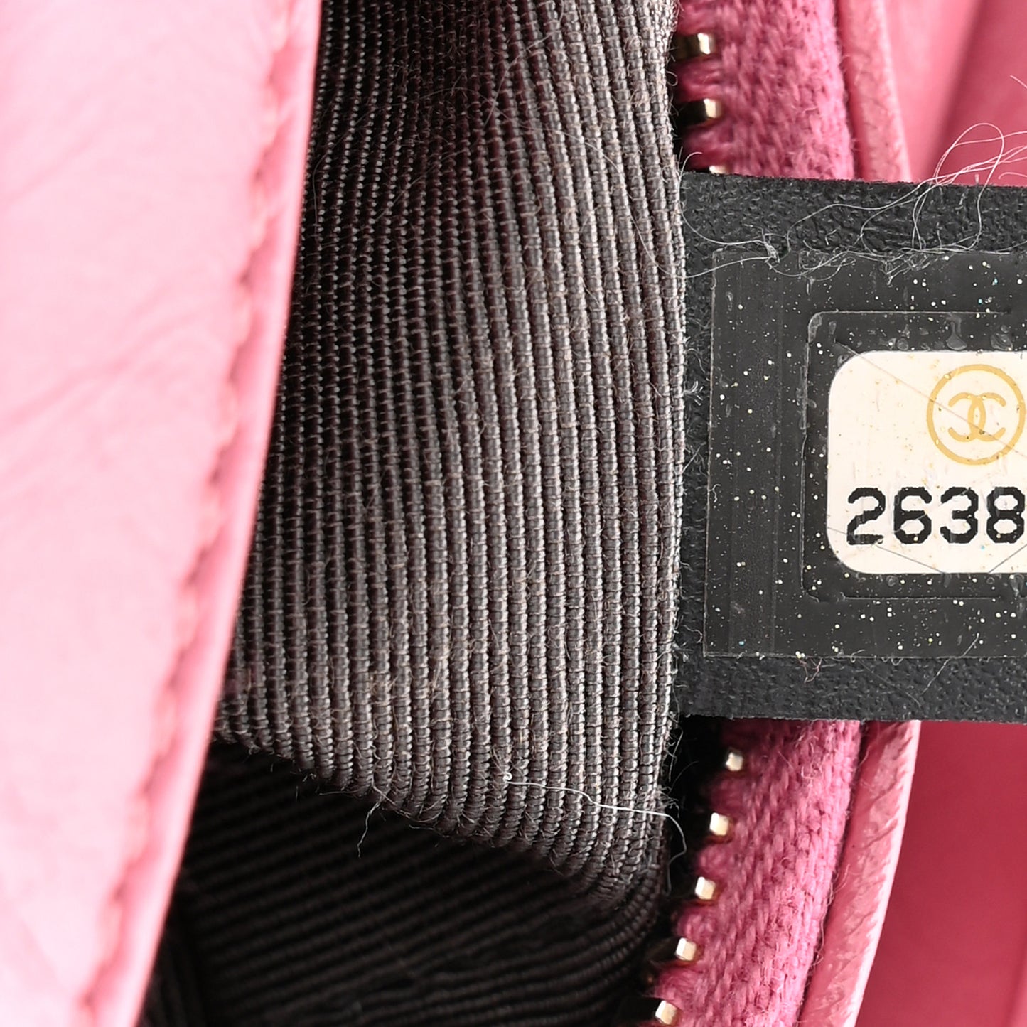 Aged Calfskin Chevron Quilted Small Gabrielle Hobo Dark Pink Navy