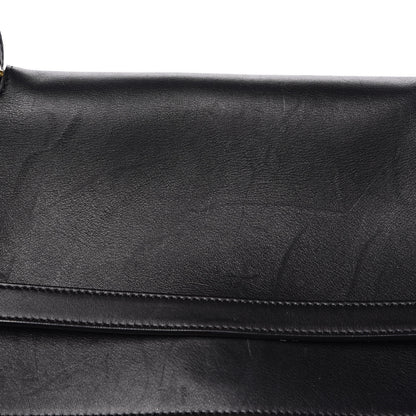Celine Calfskin Crocodile Embossed Small Belt Bag Black 10 of 15