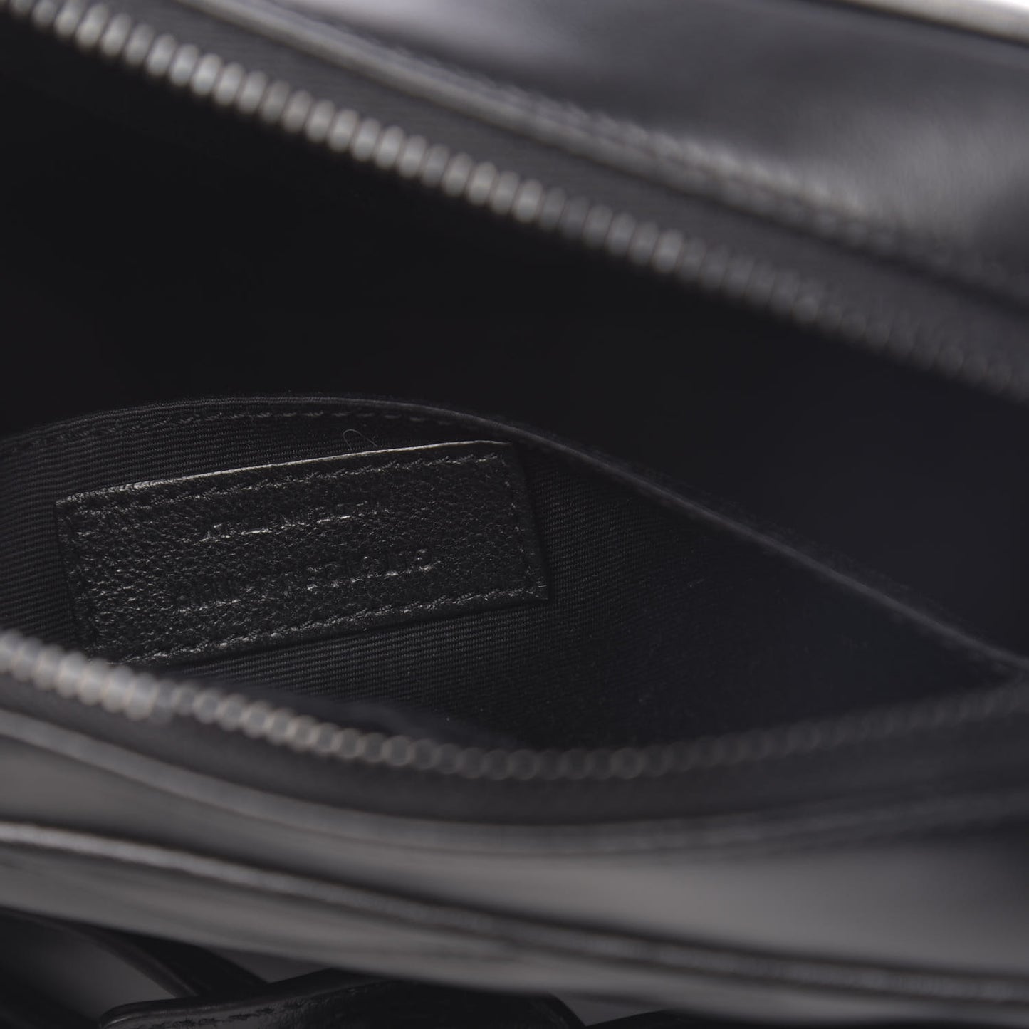 Calfskin Matelasse Monogram Lou Camera Bag Black