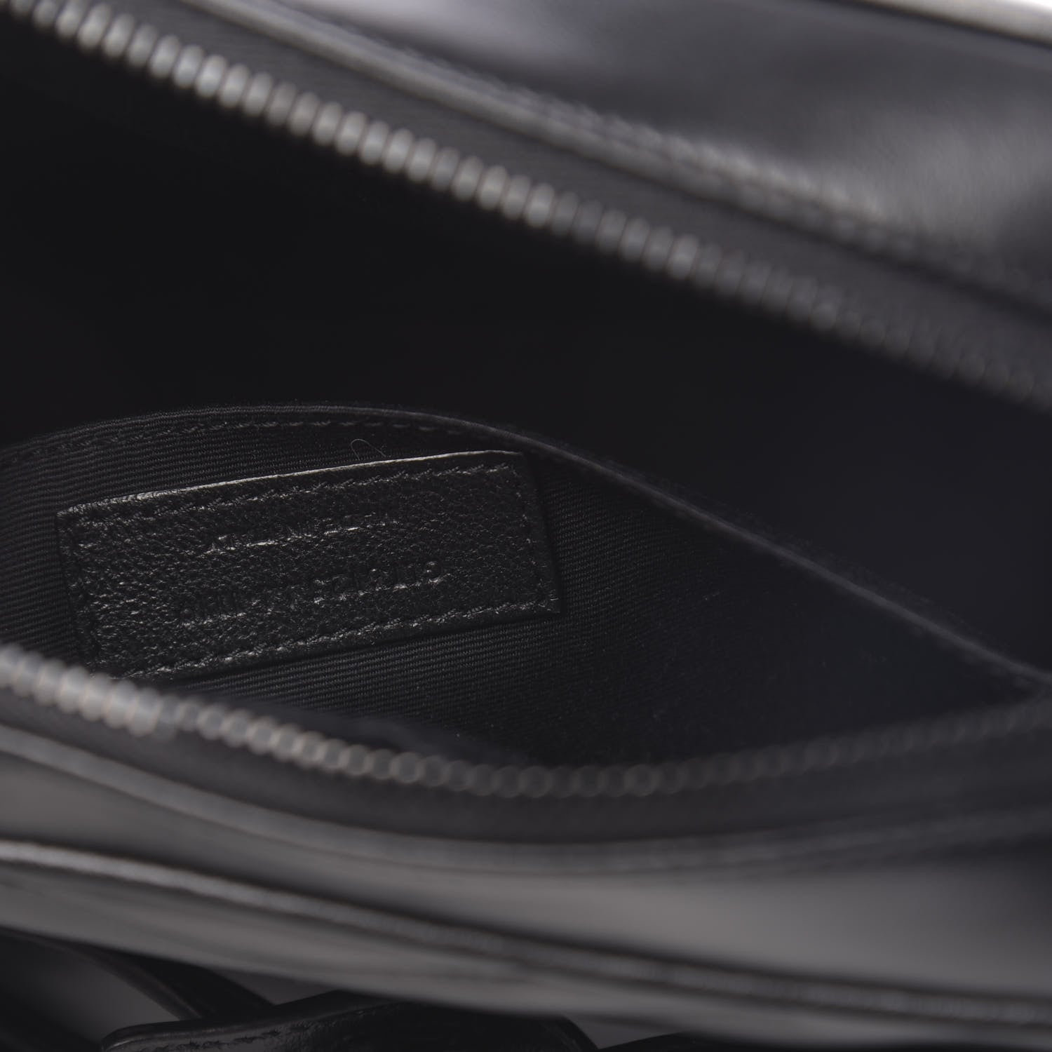 Saint Laurent Calfskin Matelasse Monogram Lou Camera Bag Black 7 of 10
