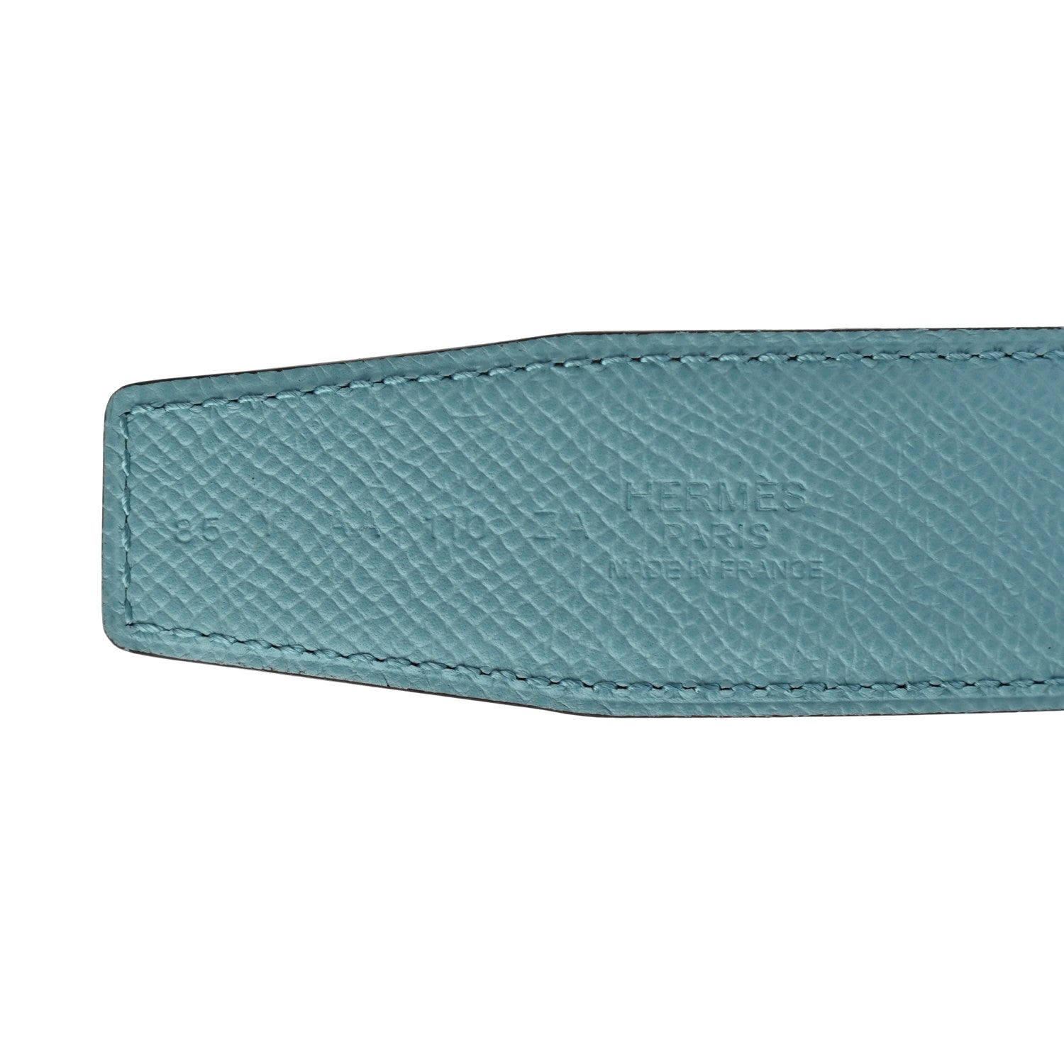Hermes Epsom 32mm Belt Strap 85 Bleu Atoll Bleu Indigo 5 of 5