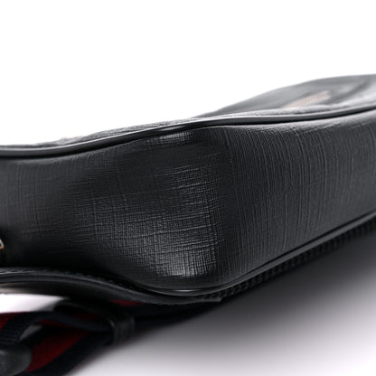 Gucci Soft GG Supreme Monogram Web Belt Bag Black Grey 7 of 13