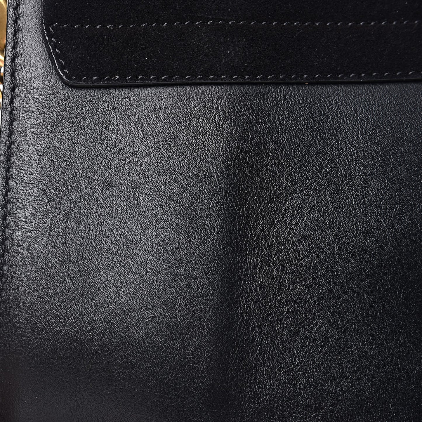 Calfskin Suede Studded Medium Faye Shoulder Bag Black