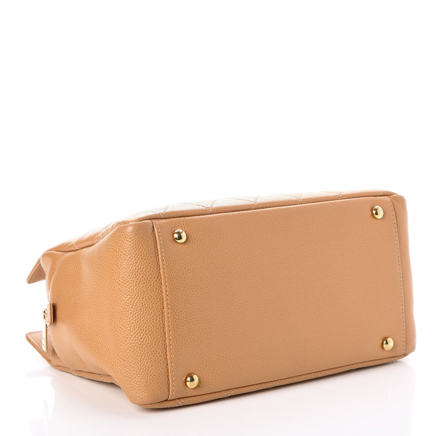 Caviar Quilted Petit Timeless Tote PTT Beige