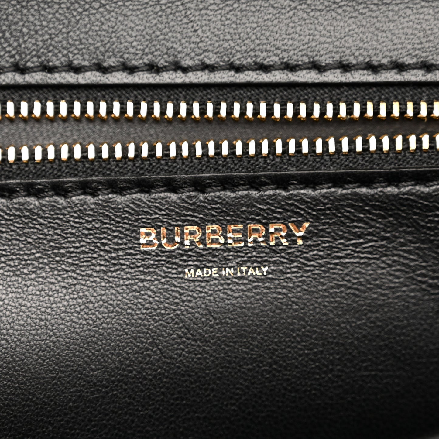Grained Calfskin Medium TB Bag Black