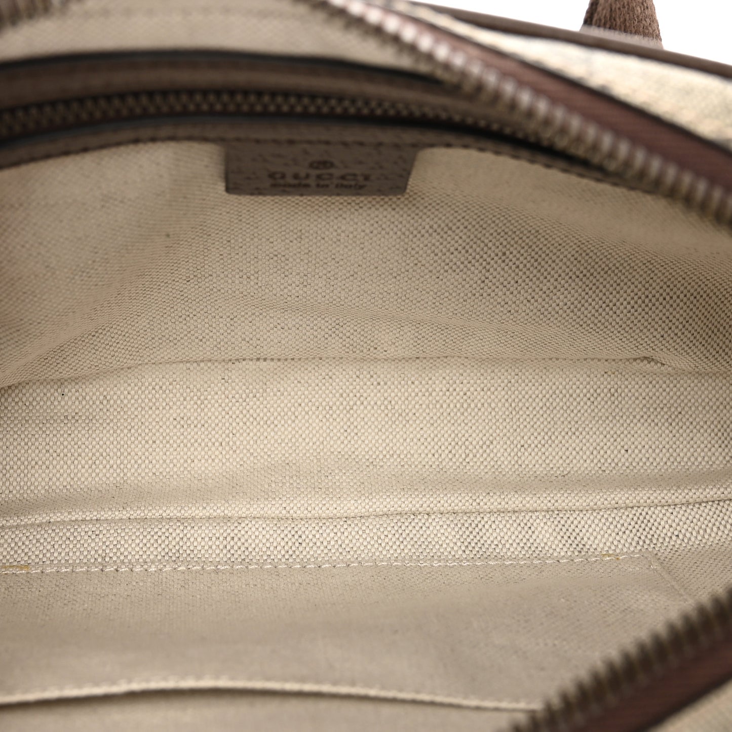 Soft GG Supreme Monogram Medium Ophidia Belt Bag Dark Brown