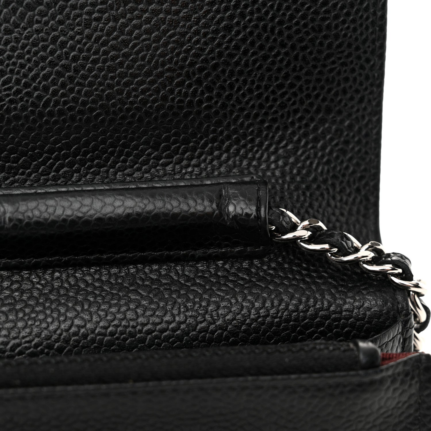 Chanel Caviar Quilted Wallet on Chain WOC Black 14 of 15