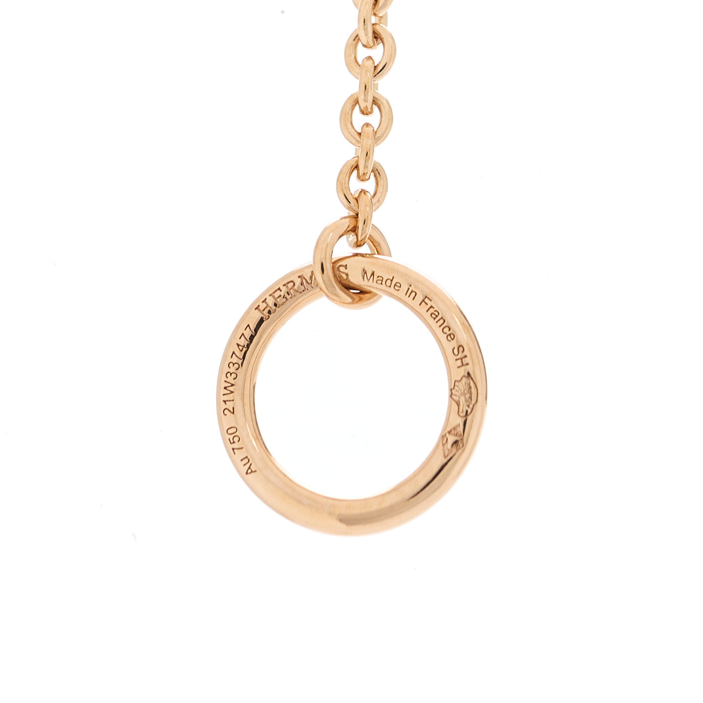 18K Rose Gold Diamond TPM Vertige Coeur Necklace SH