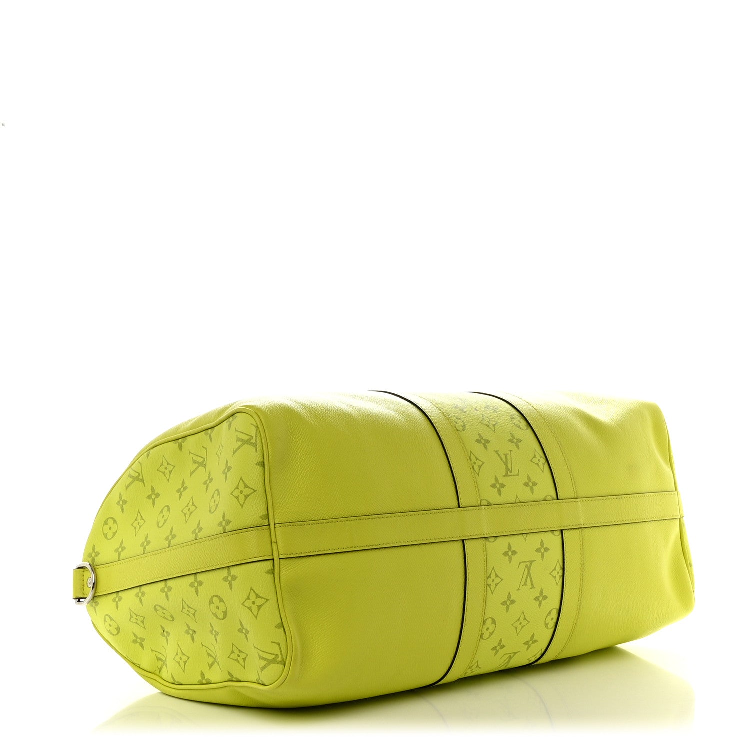 Louis Vuitton Monogram Taiga Keepall Bandouliere 50 Yellow 3 of 9
