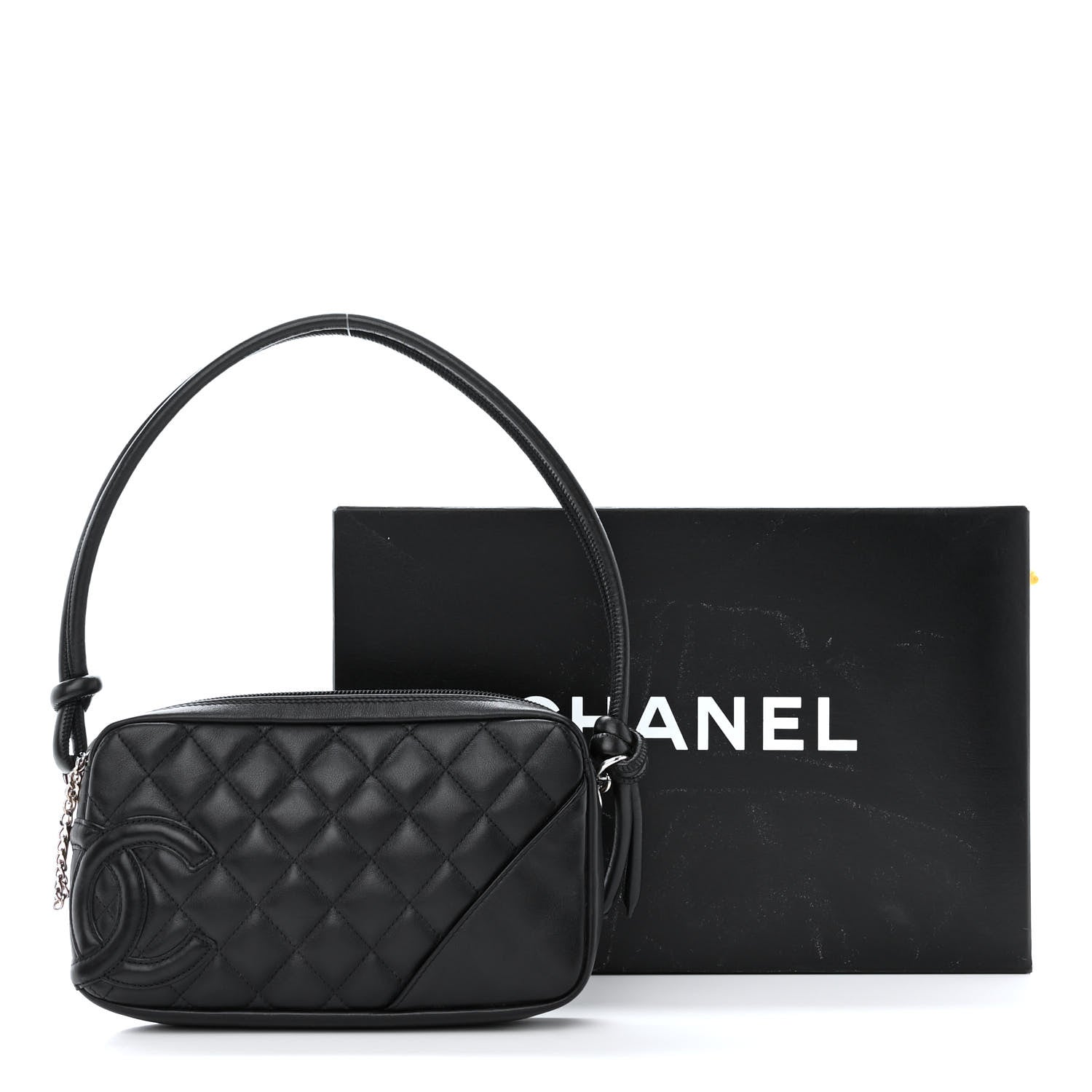 Chanel Calfskin Quilted Large Cambon Bowler Black 12 of 12