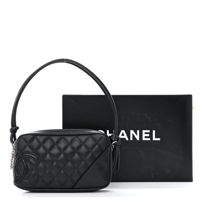 Chanel Calfskin Quilted Large Cambon Bowler Black 12 of 12
