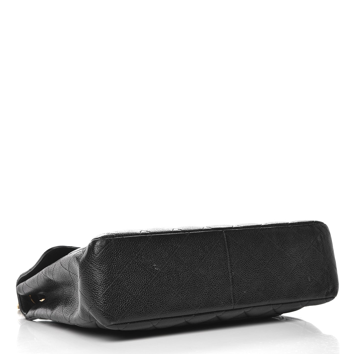Caviar Quilted Jumbo Single Flap Black