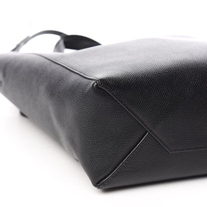 Celine Grained Calfskin Small Vertical Cabas Black 7 of 9