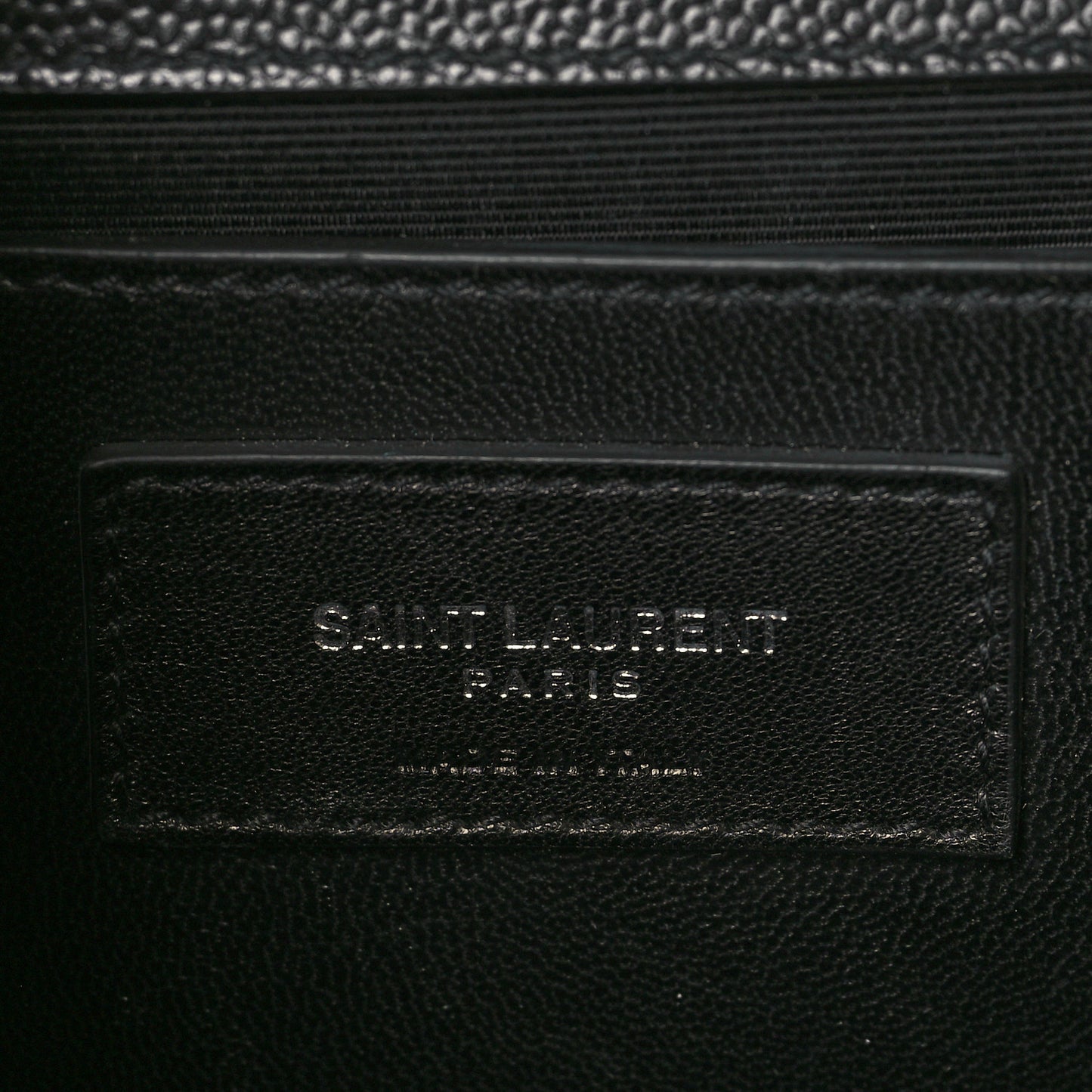 Grain De Poudre Medium Classic Monogram Kate Satchel Black