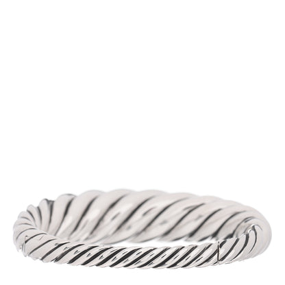 David Yurman Sterling Silver 17mm Pure Form Cable Bracelet 3 of 4