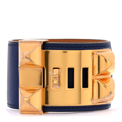 Hermes Swift Collier de Chien CDC Bracelet S Bleu Agate 3 of 5