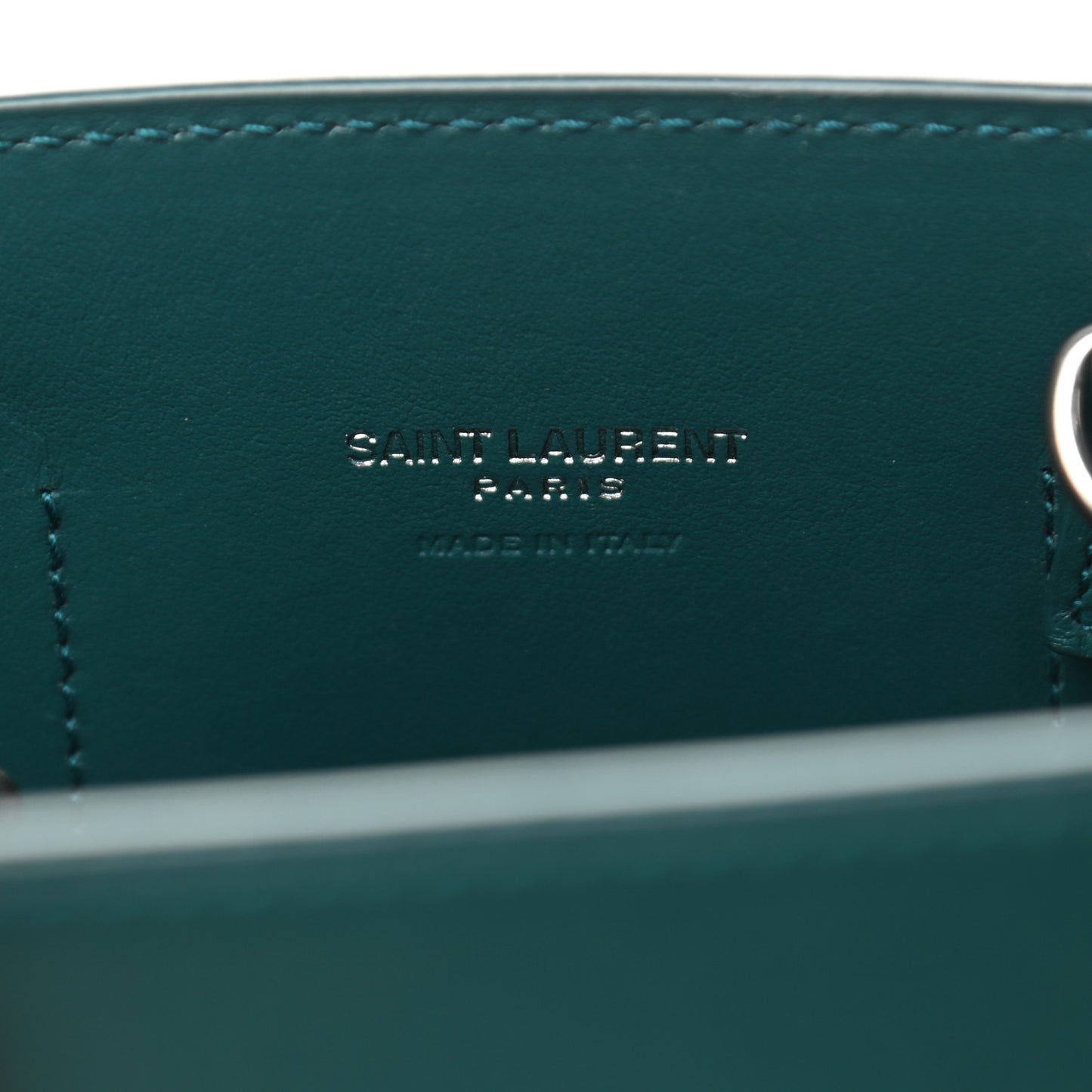 Calfskin Nano Sac De Jour Sea Turquoise