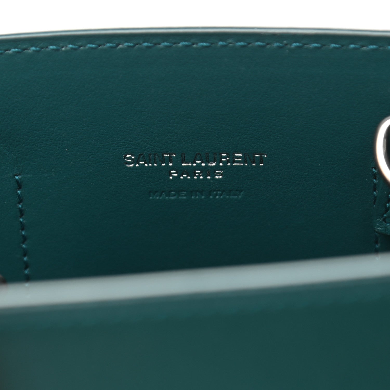 Saint Laurent Calfskin Nano Sac De Jour Sea Turquoise 5 of 9