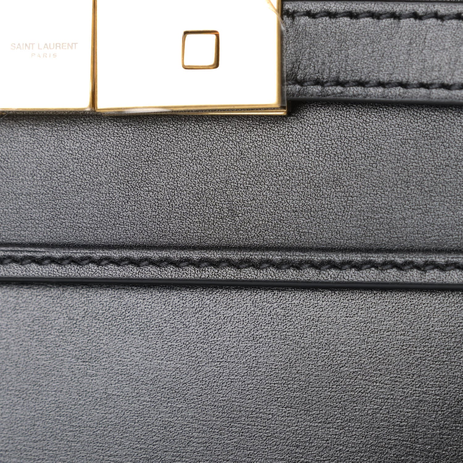Saint Laurent Smooth Calfskin Manhattan Shoulder Bag Black 5 of 5