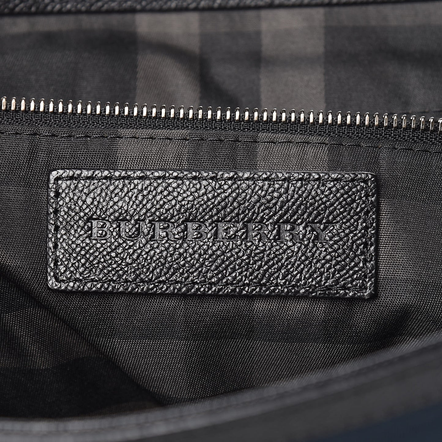 Calfskin Nylon Messenger Ink Blue