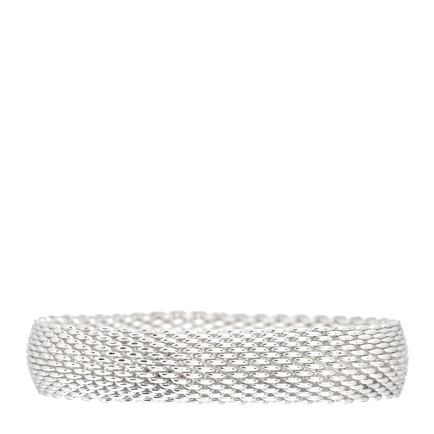 Tiffany Sterling Silver Somerset Mesh Bracelet 1 of 4