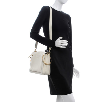Chloe Calfskin Medium Roy Bag Natural White 2 of 7