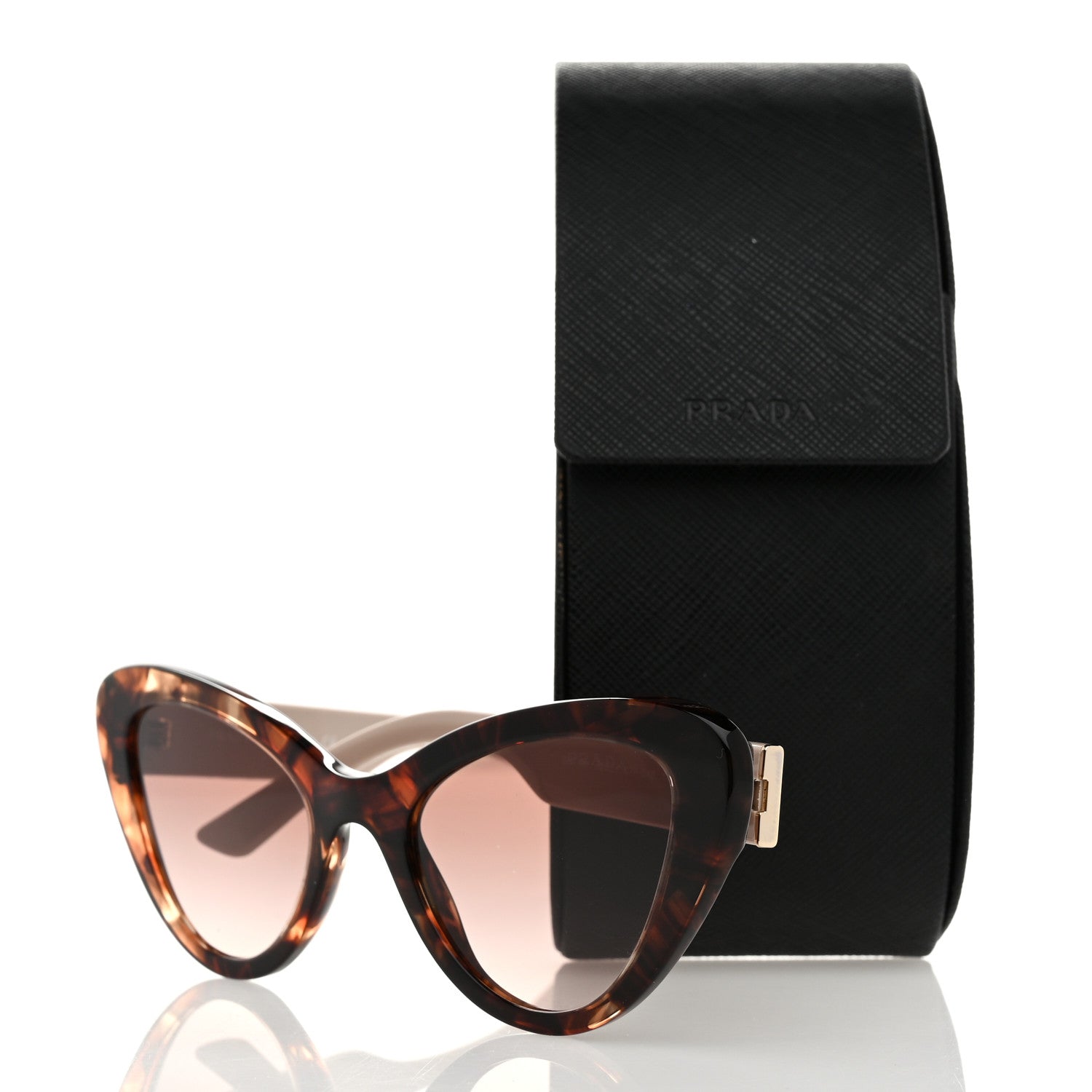 Prada Acetate Sunglasses SPR 13Y Tortoise Beige 1668020 – FASHIONPHILE