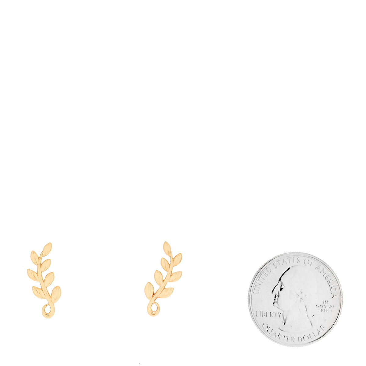 Tiffany 18K Yellow Gold Paloma Picasso Olive Leaf Climber Earrings 2 of 5
