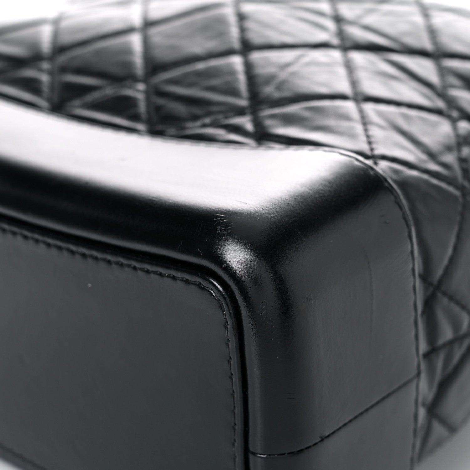 Chanel Aged Calfskin Quilted Gabrielle Backpack Black 9 of 21