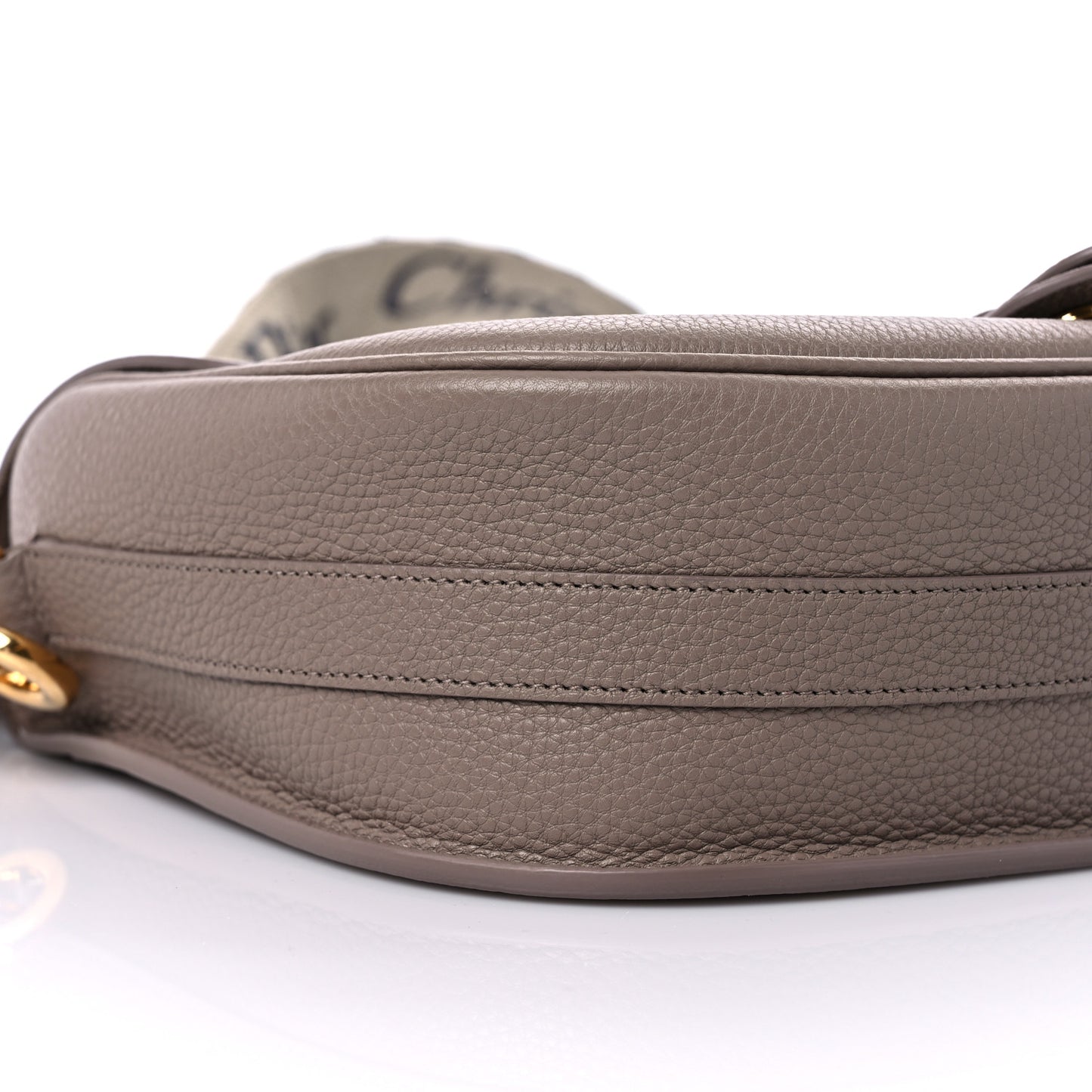 Grained Calfskin Large Bobby Flap Warm Taupe