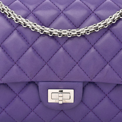 Chanel Lambskin Quilted 2.55 Reissue 226 Flap Purple 8 of 12