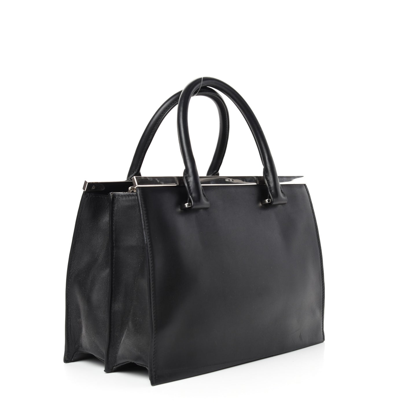 City Calfskin Tote Black