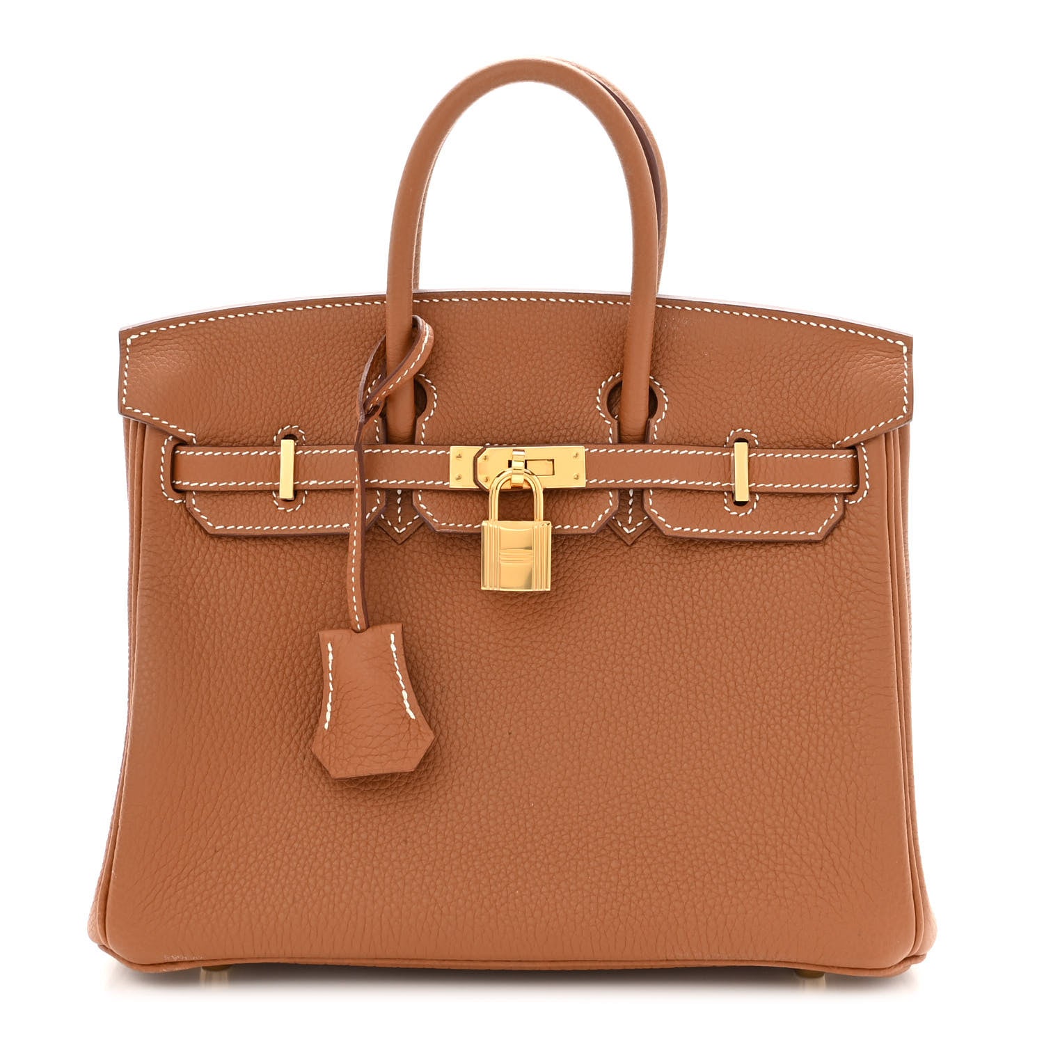Hermes Togo Birkin 25 Gold 1 of 11