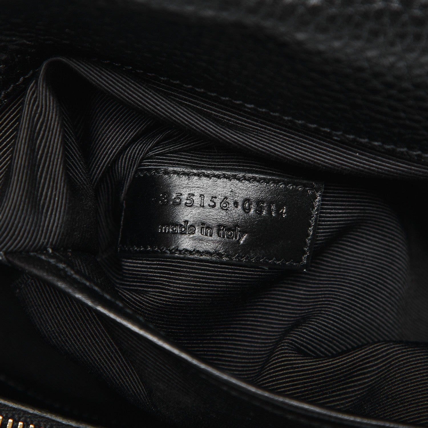 Saint Laurent Grained Calfskin Medium Moujik Top Handle Bag Black 8 of 8