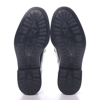 Gucci Rubber Mens Horsebit Moccasin Loafers 8 Blue 6 of 11